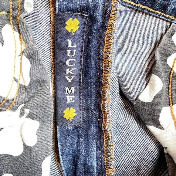 Lucky Brand Mens 181 Jean 36x32 Med Wash Relaxed Straight Distressed 100% Cotton - Picture 10 of 15